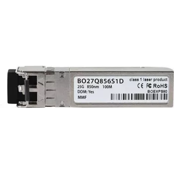 Kompatybilny transceiver Broadcom AFBR-735SMZ niebieskiOptics BO27Q856S1D SFP28, LC-Duplex, 25GBASE-SR, światłowód wielomodowy, 850nm, 100 metrów, DDM, 0°C/+70°C (AFBR-735SMZ-BO)