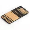 Etui na smartfona man and wood do iPhone X/XS — biały heban czarny