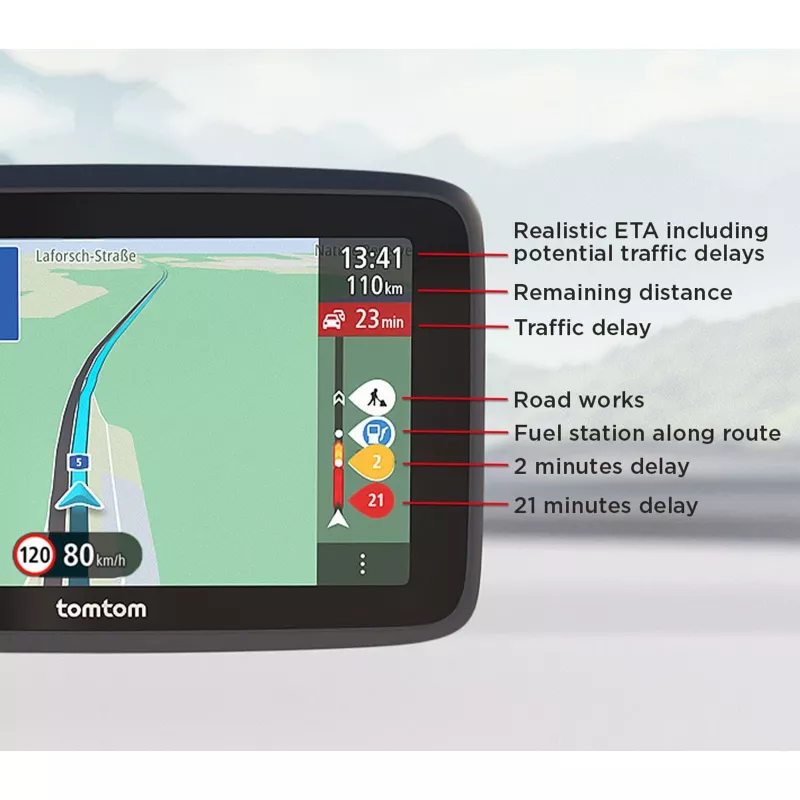 Nawigator TomTom GO Classic 15,2 cm 6 cali Ekran dotykowy Czarny