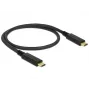 Kabel USB DeLOCK 83042 USB 3.2 Gen 2 0,5 m USB‑C czarny