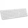 Klawiatura Logitech K950 Signature cienki biurowa RF Wireless Bluetooth QWERTY US International biała