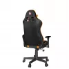 Fotel gamingowy GEMBIRD GC-SCORPION-04X czarno-pomarańczowy ergonomiczny, regulowane siedzisko, wysokie oparcie