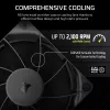 Wentylator Corsair RS120 12 cm czarny 420-2100 RPM 3 szt.