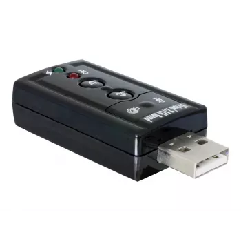 DeLOCK USB Sound Adapter 7.1 - Karta dźwiękowa - Stereo - USB (61645)