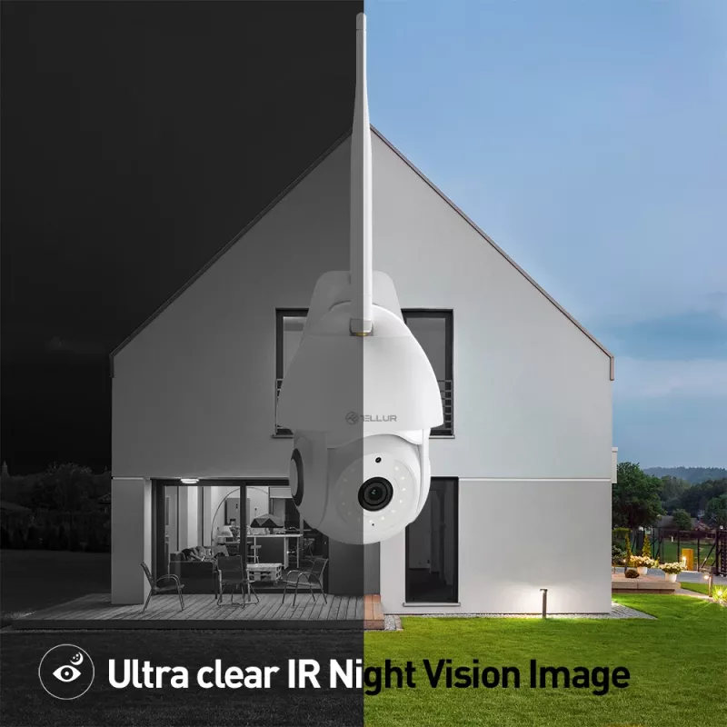 Kamera monitorująca Tellur TLL331451 3MP UltraHD PTZ Biała