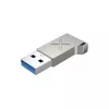 adapter złącza USB Type-A Unitek A1034NI, srebrny, USB 2.0/3.2 Gen1, do 5 Gbit/s, obudowa cynkowa, 36×16,7×5,7 mm