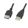 Lanberg CA-USBE-10CC-0050-BK Kabel USB 5 m USB 2.0 USB A Czarny (CA-USBE-10CC-0050-BK)