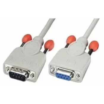 Lindy 0,5m RS232 kabel kabel sygnałowy 0.5 m Szary