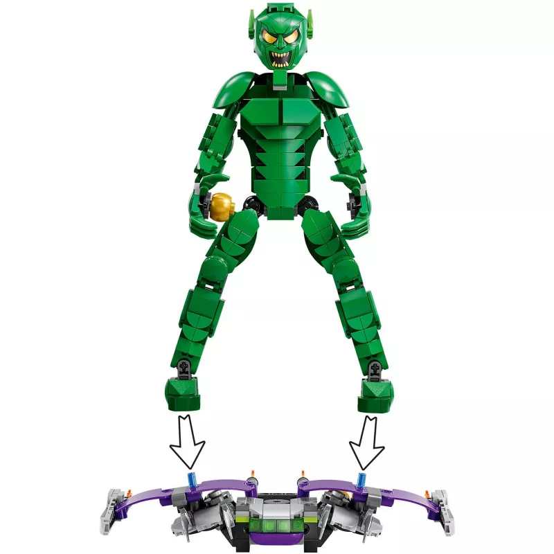 LEGO MARVEL 76284 zielony Goblin Construction Figure