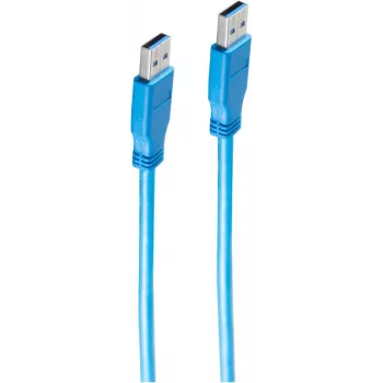 Kabel USB ShiverPeaks BS77035-1 5m USB 3.2 Gen 1 niebieski