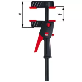 Zacisk Bessey DUO30-8 Wielokolorowy Metalowy Szerokość 300 mm