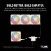 Wentylator Corsair iCUE LINK LX140-R RGB 14 cm biały 2000 RPM