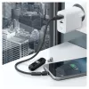 Kabel USB RealPower MagneticCharge3 0,2 m USB A Czarny Szybkie Ładowanie