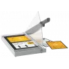Leitz Precision Home Office gilotyna do papieru A3, 10 arkuszy, docisk ręczny, stal nierdzewna, A3, 80 g/m², stal