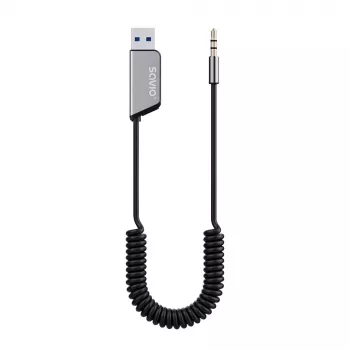Adapter AUX Savio TR-16 z funkcją głośnomówiącą, Bluetooth 5.3, Google Assistant/Siri