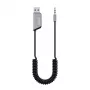 Adapter AUX Savio TR-16 z funkcją głośnomówiącą, Bluetooth 5.3, Google Assistant/Siri