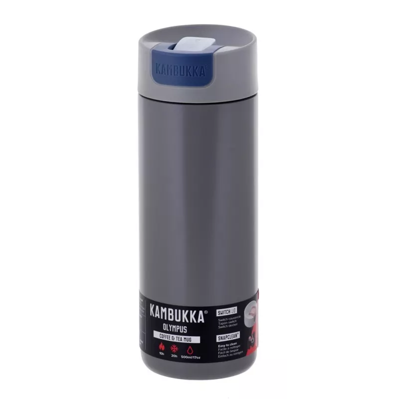 Kambukka Olympus Serious szary - kubek termiczny, 500 ml