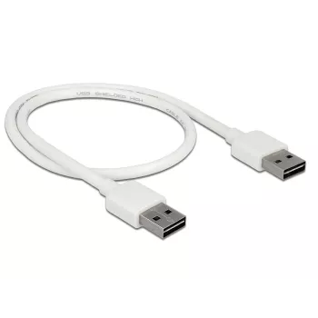 Kabel USB 2.0 DeLOCK 85192 0.5m biały