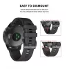 Pasek do zegarka Tech-Protect dla serii Garmin Fenix — kompatybilny z Fenix 3, 5X, 3HR, 5X Plus, 6X, 6X Pro, 7X — Czarny