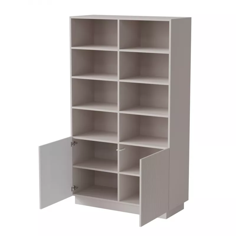 Szafka Cama Meble LIVERTI regał na książki 100×420×1705 mm kaszmir