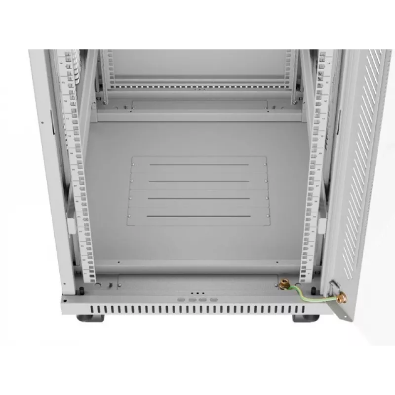 Szafa rack LANBERG FF01-6822-12SL 22U wolnostojąca, 1233×600×800 mm, IP20, 1200 kg