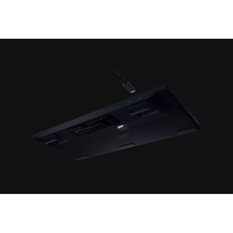 Razer CzarnyWidow V4 Low-Profile Tenkeyless HyperSpeed klawiatura Gaming USB RF Wireless Bluetooth QWERTY US International Czarny