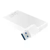 Hub USB 3.0 4-portowy, srebrny