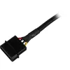 Kabel zasilający SATA Sharkoon 15 cm — przejściówka do połączeń zasilania SATA