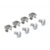 Uchwyt montażowy DeLOCK 19 cali 450x40mm 2 sztuki Czarny Metal