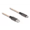 DeLOCK Kabel USB 2.0 Typ-A na USB Typ-C RGB 1 m