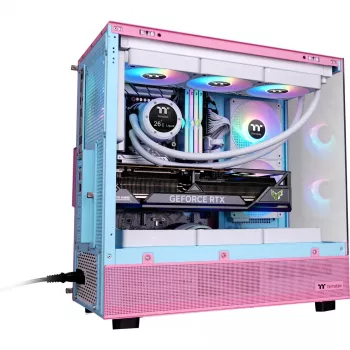 Thermaltake View 270 Plus TG ARGB Bubble Pink - Obudowa - ATX - Midi/Mini Tower - ATX