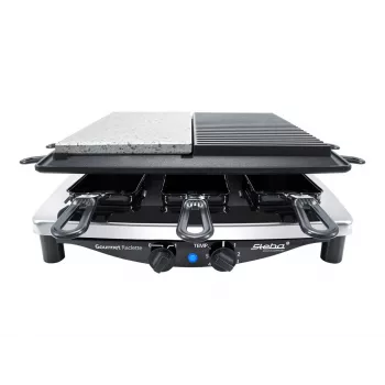 Grill stołowy Steba RC 4 Plus Deluxe Chrome Czarny 622300