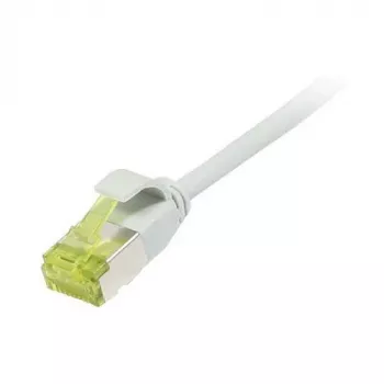 Kabel krosowy RJ45, CAT6A 500 MHz, 2 m, szary, U/FTP, cienkiline okrągły d=3,8 mm, TPE/LSZH (Superflex), AWG32, z kablem surowym kat. 7, Synergy 21 (S217305V3)