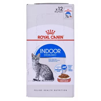 Mokra karma dla kota Royal Canin Indoor Sterilized 12 x 85 g — drób, dorosłe koty wykastrowane niewychodzące