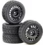 Absima 1 10 Rally Winded Complete Wheels Czarny 4 szt. (2510061)