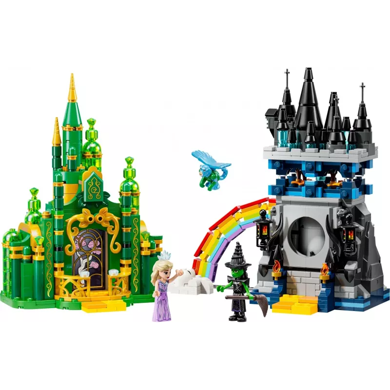 Zestaw LEGO Wicked 75689 — Szmaragdowe Miasto i Zamek Kiamo Ko