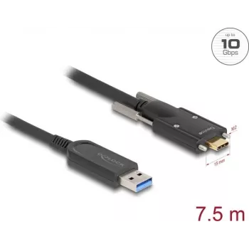 Aktywny kabel optyczny DeLOCK 83201 USB 10 Gb/s Type-A na Type-C 7,5 m