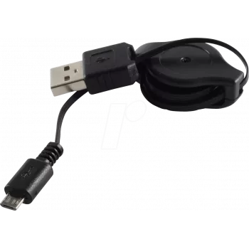 Kabel USB ShiverPeaks BS14-18001 1 m USB A Micro-USB B Czarny