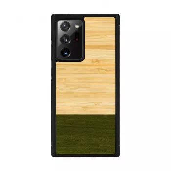 Etui na telefon Man and Wood Galaxy Note 20 Ultra — bambusowy las czarny pokrowiec ochronny