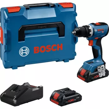 Wiertarko-wkrętarka akumulatorowa Bosch GSR 18V-65 z 2 akumulatorami 4,0 Ah