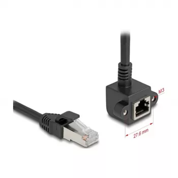 Kabel sieciowy DeLOCK 81098 RJ-45 Cat6 2 m czarny