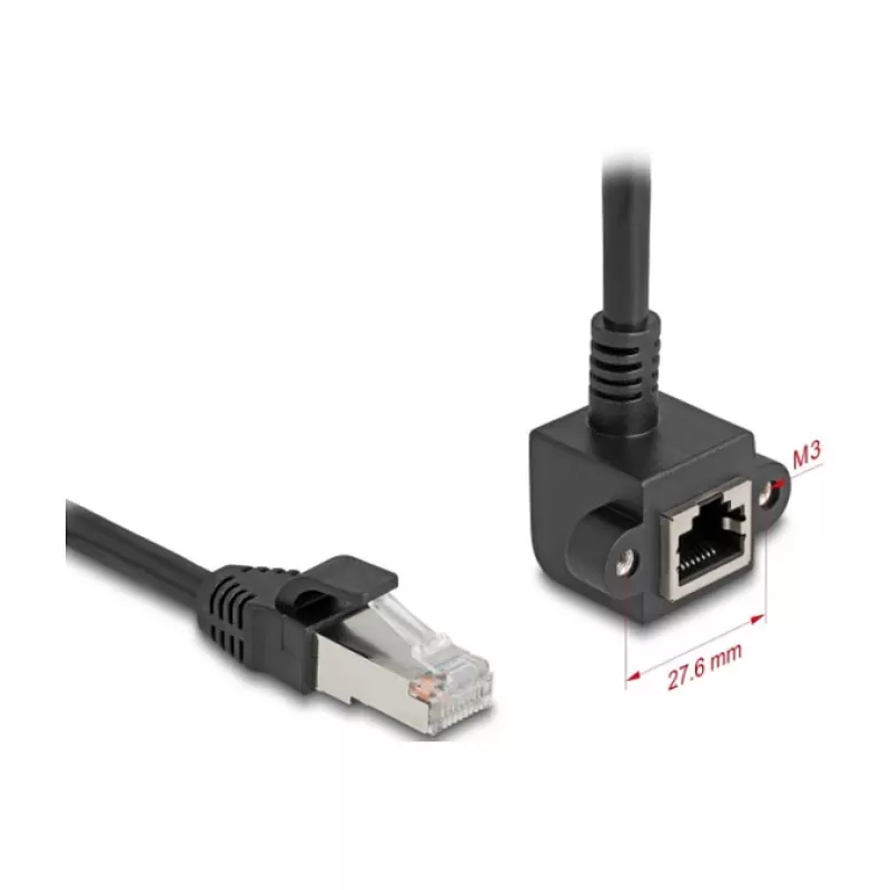 Kabel sieciowy DeLOCK 81098 RJ-45 Cat6 2 m czarny