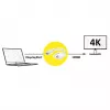 Adapter kabla wideo ROLINE 12.03.3164 0,15 m DisplayPort do HDMI