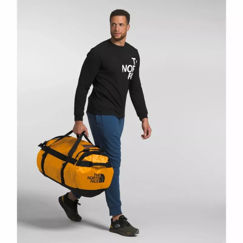 The North Face Base Camp Duffel L torba sportowa 95 l poliester czarny, żółty