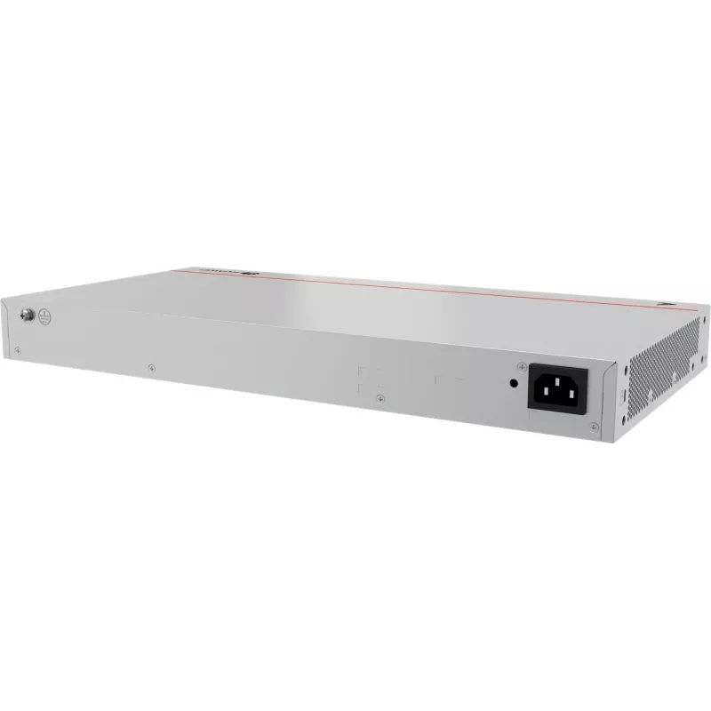 Switch HUAWEI S220-24P4X — 24 x Gigabit (10/100/1000) RJ-45, 4 x SFP+, PoE, 1U szary