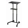 Stojące biurko Gembird TVS-DESK-01-BK czarne 20 kg 1110-1345 mm
