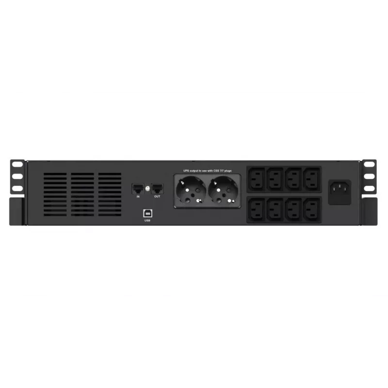 Zasilacz awaryjny UPS Infosec X4 1000 RM Plus 1 kVA 600 W 10 gniazd AC