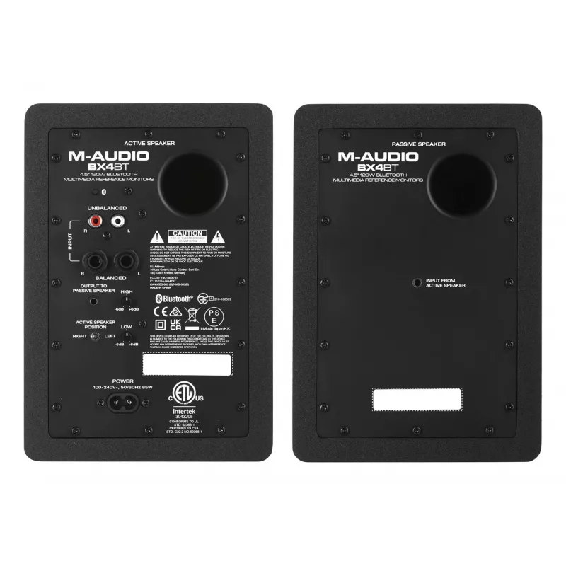 M-AUDIO BX4 BT 2x głośniki Czarny Przewodowe + Bluetooth 50 W
