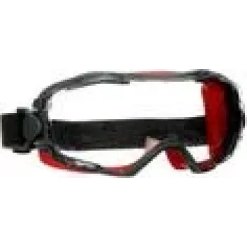 3M GoggleGear 6000 Okulary ochronne Neopren Czarny, Czerwony