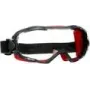 3M GoggleGear 6000 Okulary ochronne Neopren Czarny, Czerwony